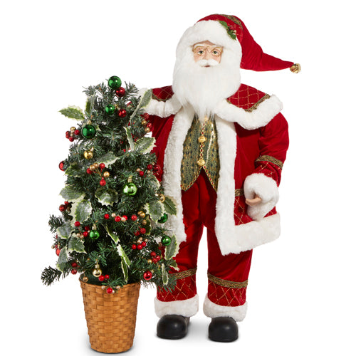 36” Santa With Tree