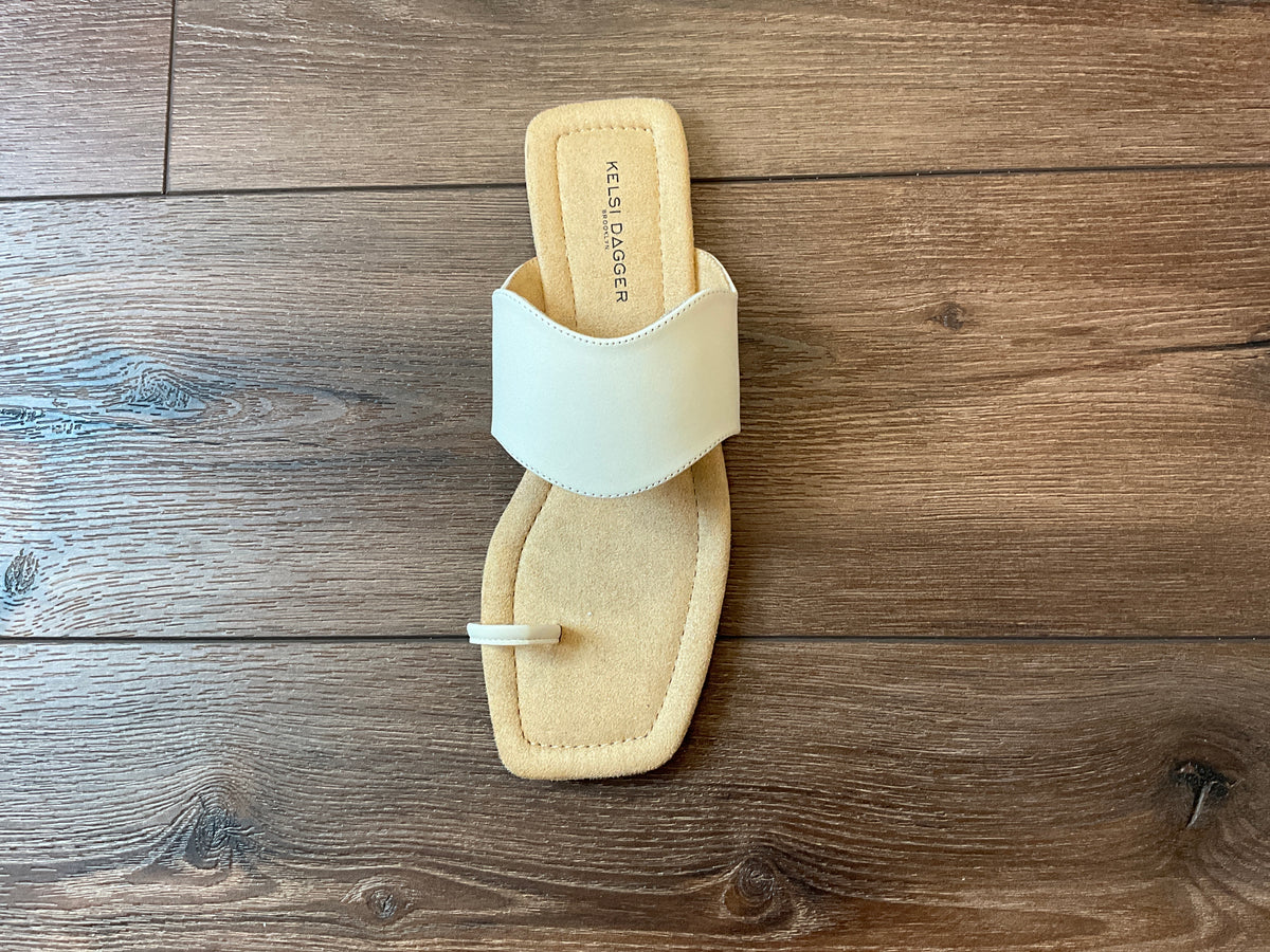 Kelsi Dagger Shell Leather Sandal