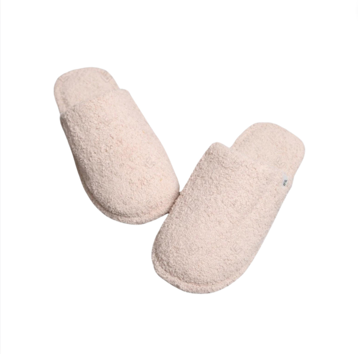 Comfy Luxe Beige Slippers