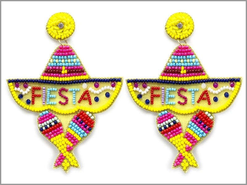 Fiesta Sombrero Earrings